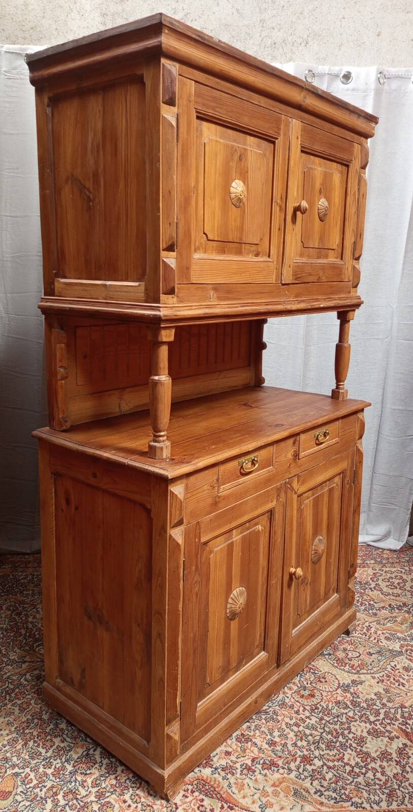 19th-century Savoyard pine buffet