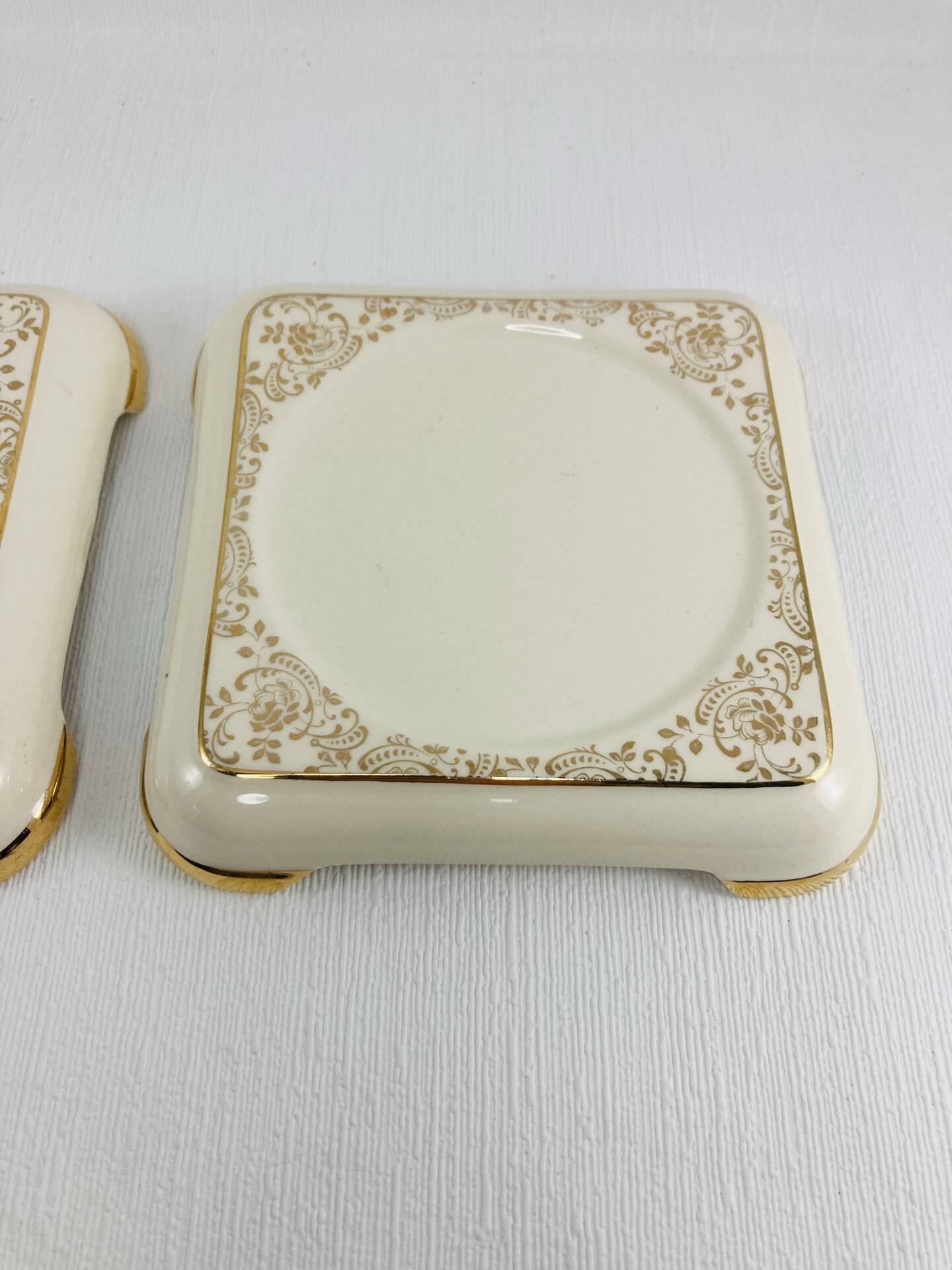 Trivet / Bottles Villeroy & Boch Gold Mettlach Saar 47-56