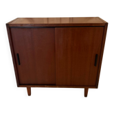 Vintage shoe cabinet with tapered legs