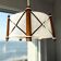 Nautical style Scandinavian wood lamp vintage