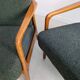 Fauteuils vert forêt du milieu du siècle des années 1960
