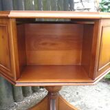 Storage cabinet revolving in cherry