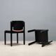 Chaises Cassina 122 vintage design Vico Magistretti Italie 1960s-1970s