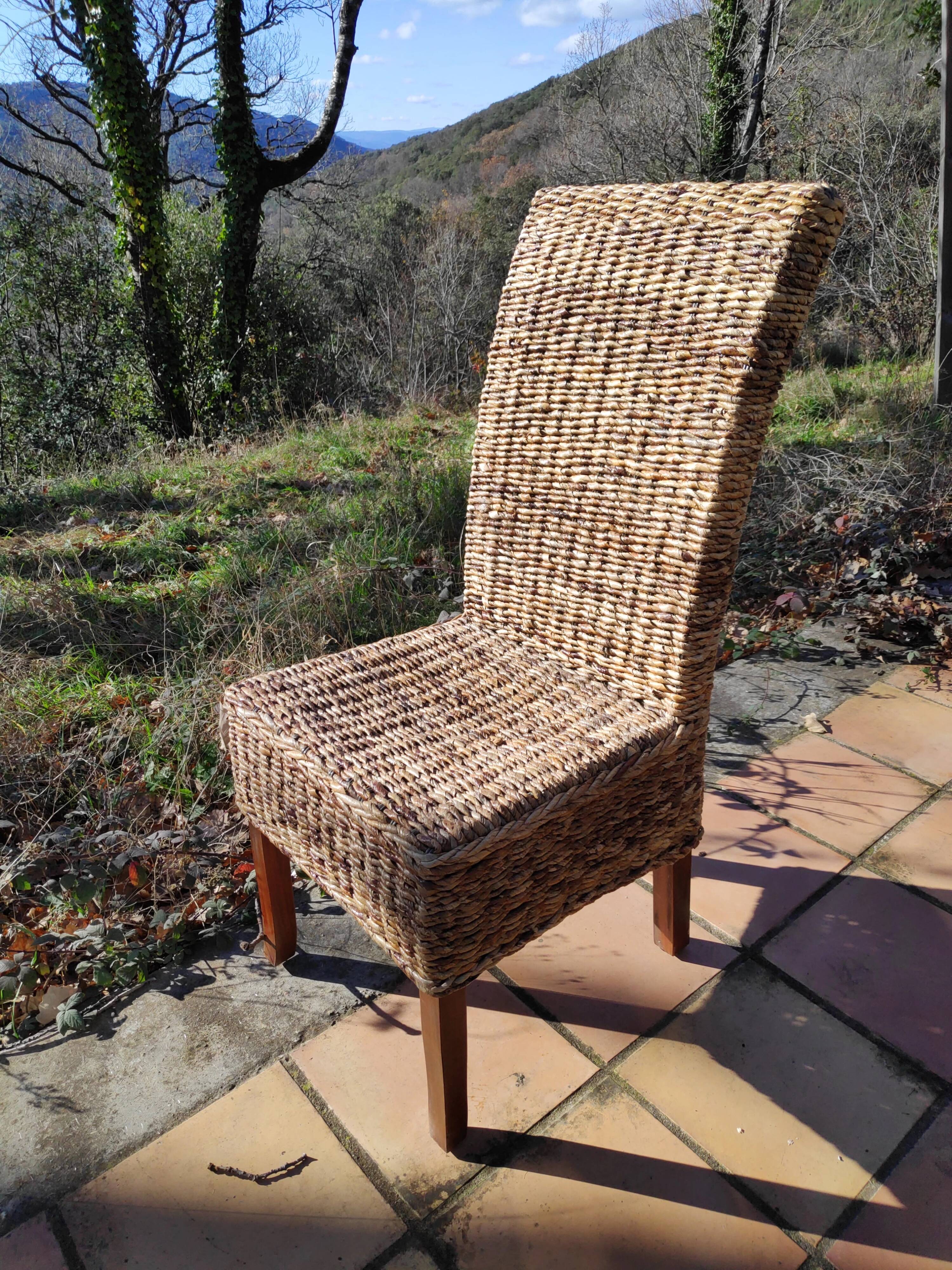 chaise en abaca