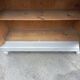 Parisian buffet old gray patina 2 doors 2 drawers