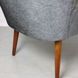 Fauteuils art déco en bleu