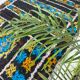 Handmade wool Berber rug 345 X 110 CM