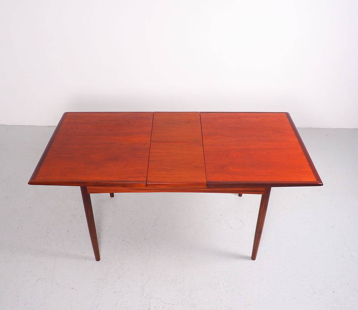 Vintage Teak Extendable Dining Table, 1960s