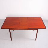 Vintage Teak Extendable Dining Table, 1960s