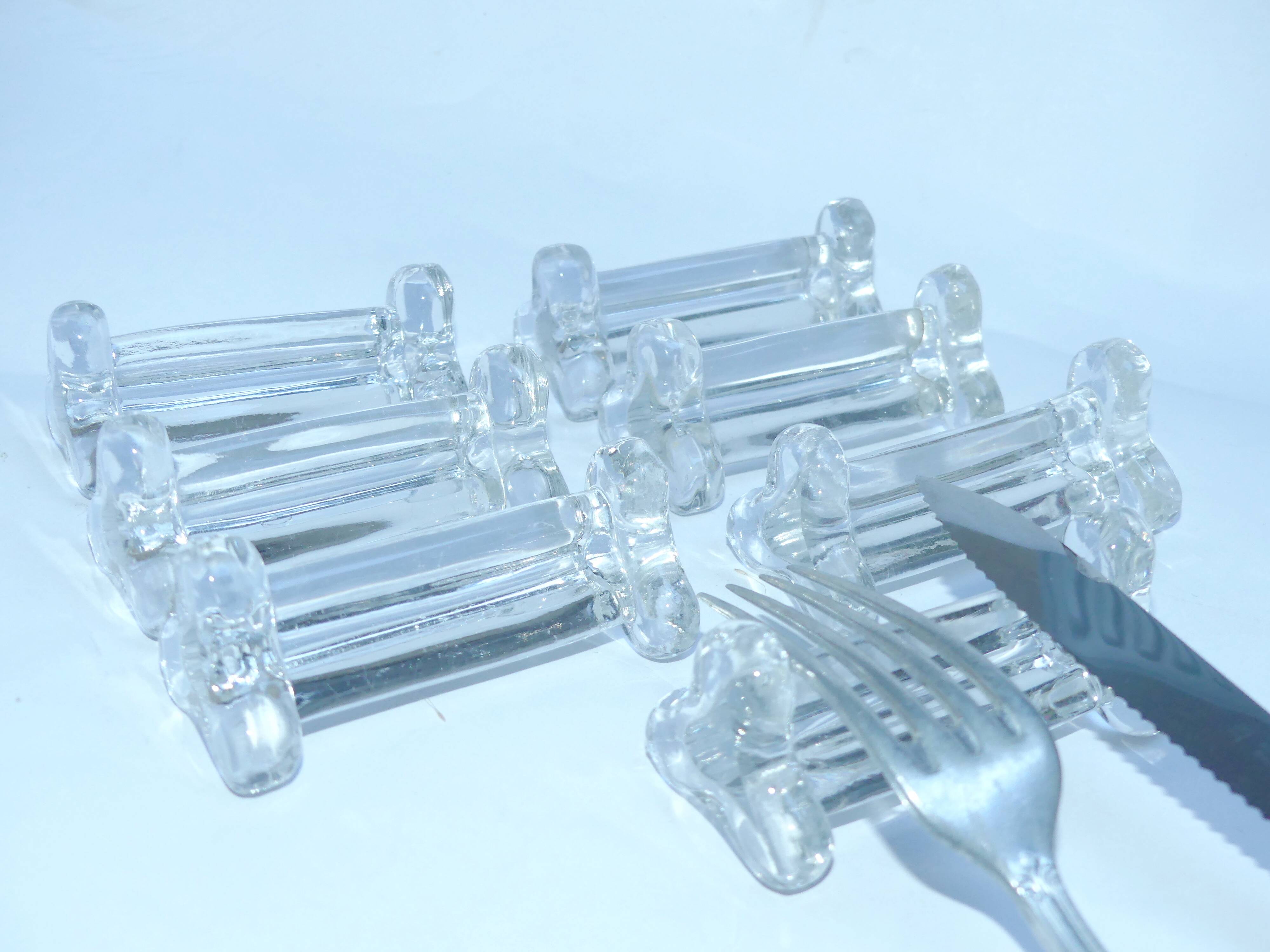 7 glass knife holders