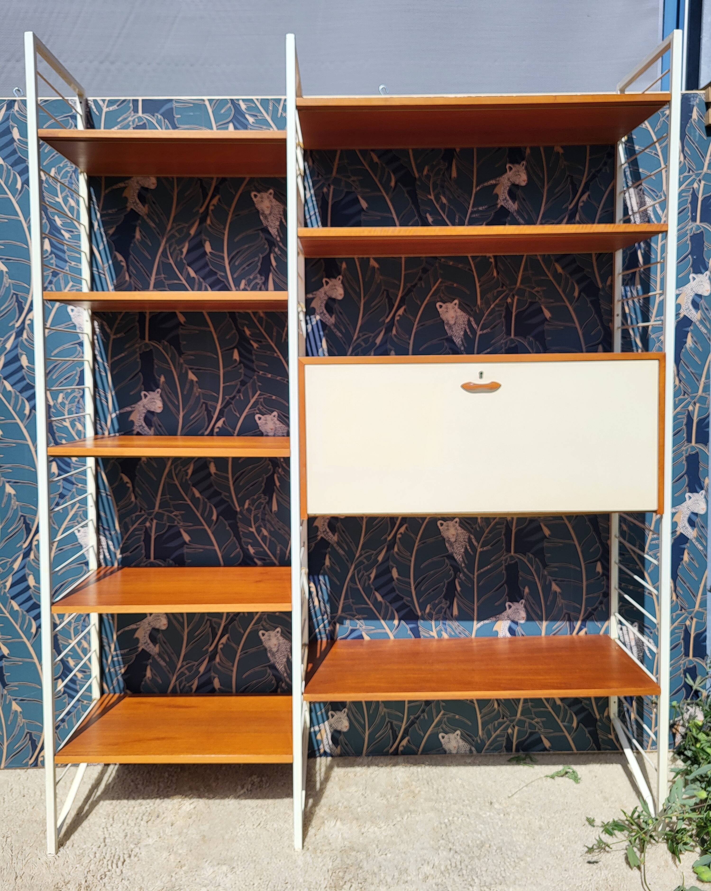 Système modulable Ladderax • Bureau Staples • Robert Heal, Londres, c.1960