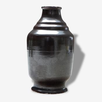 Bouteille à saké céramique du Japon début XXème