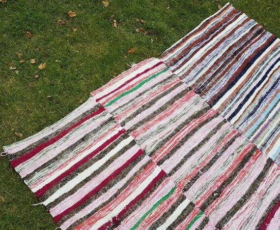 Vintage Turkish kilim, handwoven, 225x300 cm.