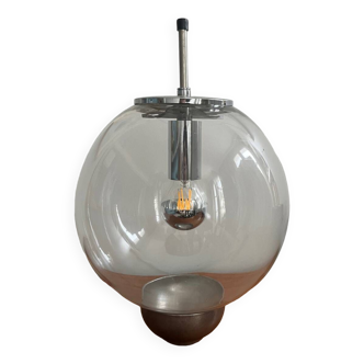 Glass globe lamp Space age 70's