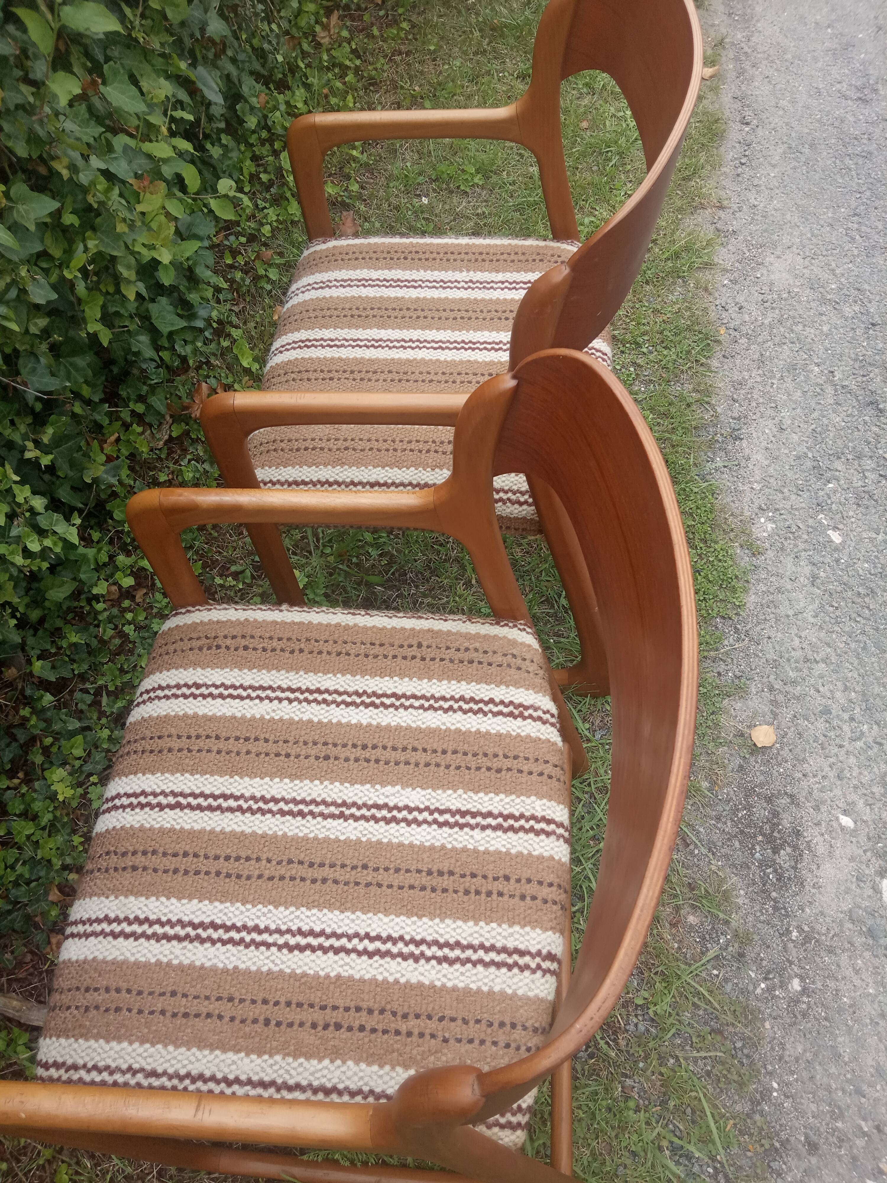 Baumann armchairs sled model