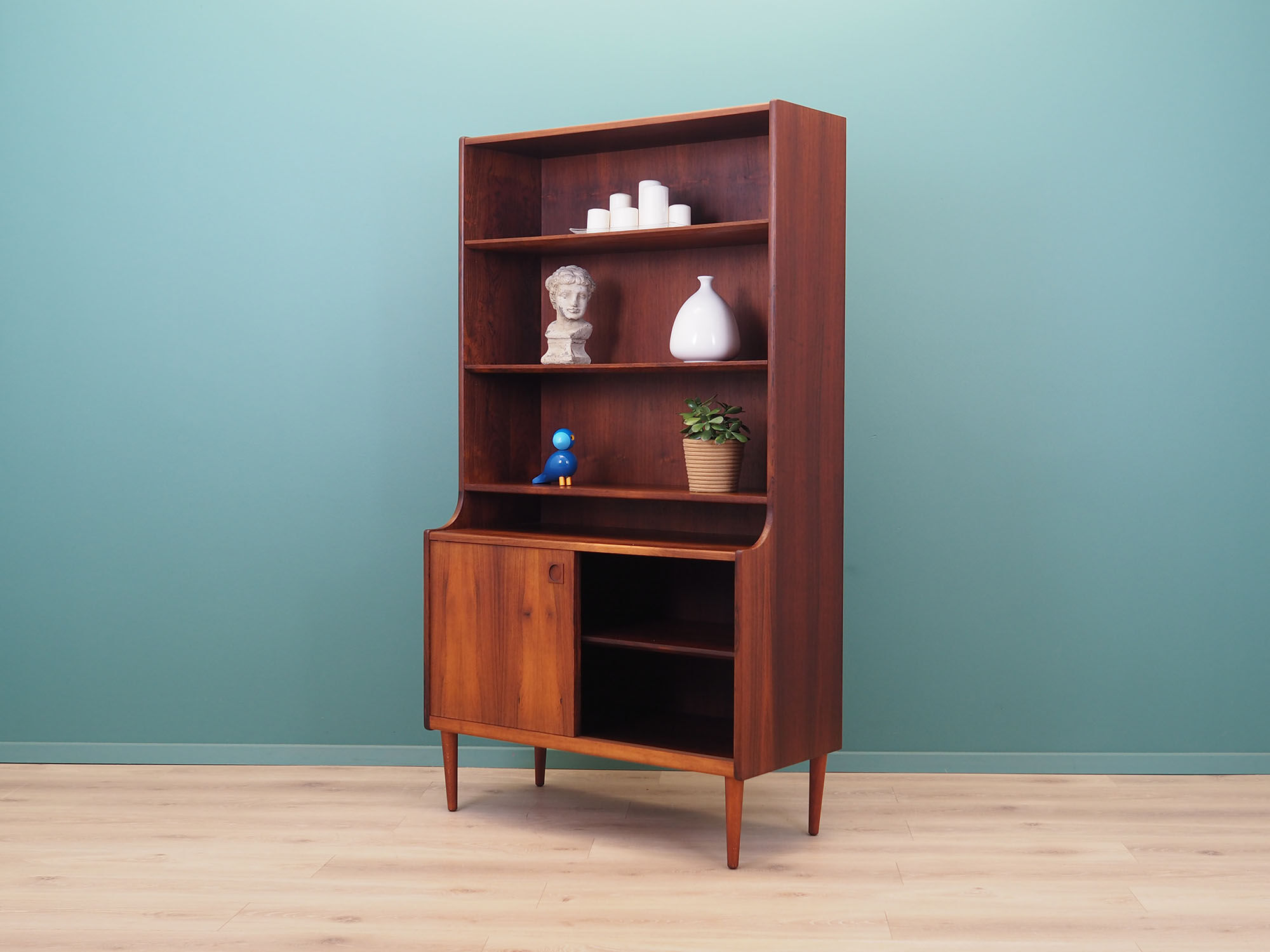 Bibliothèque en palissandre, design danois, années 1960, fabriquée par Farsø Møbelfabrik