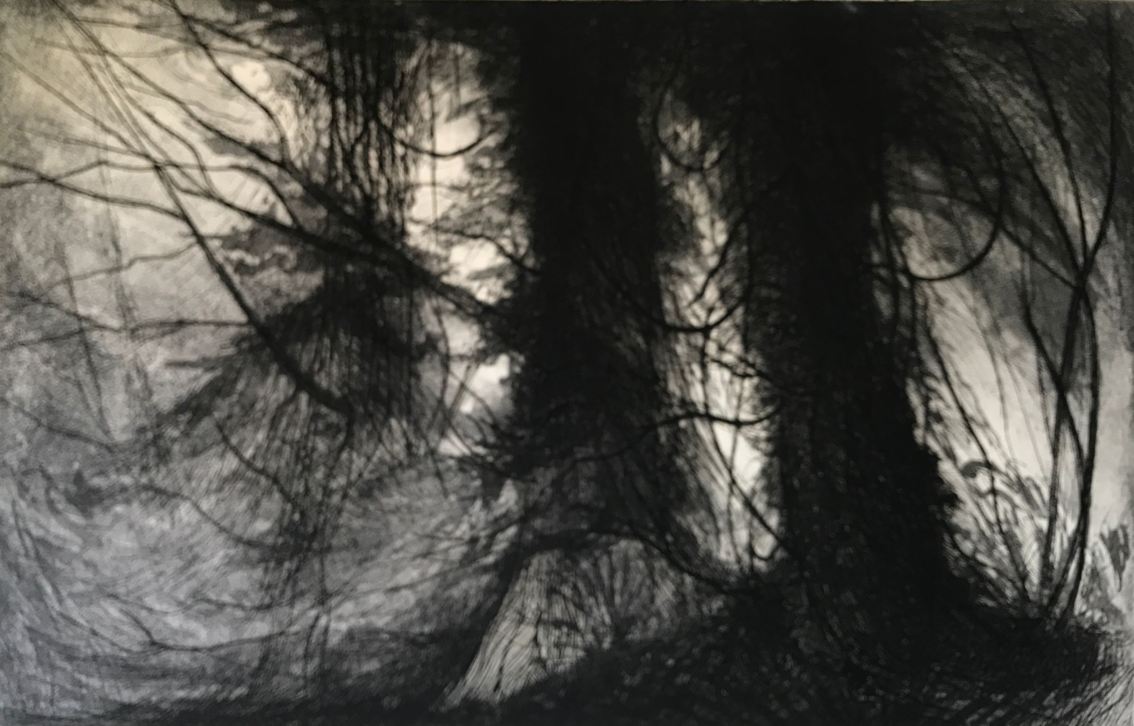 Bazard gilbert (born 1936) untitled, 1975. cutting-edge engraving and aquatint