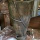 Trés grande lampe aux libellules style art Nouveau