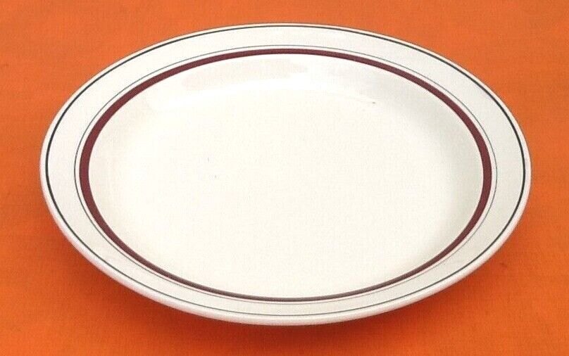 6 soup plates Boch Frères La Louvière Belgian manufacture