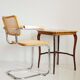 Mid-century Cesca chair in rattan, Marcel Breuer, Italy, 1960s