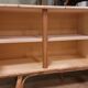 Vintage 3-door bamboo and rattan sideboard 50
