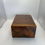 Biedermeier Box in Walnut Veneer on Maple, Austria, 1840s