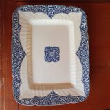 Rectangular dish from gien end of the 19th century 1880