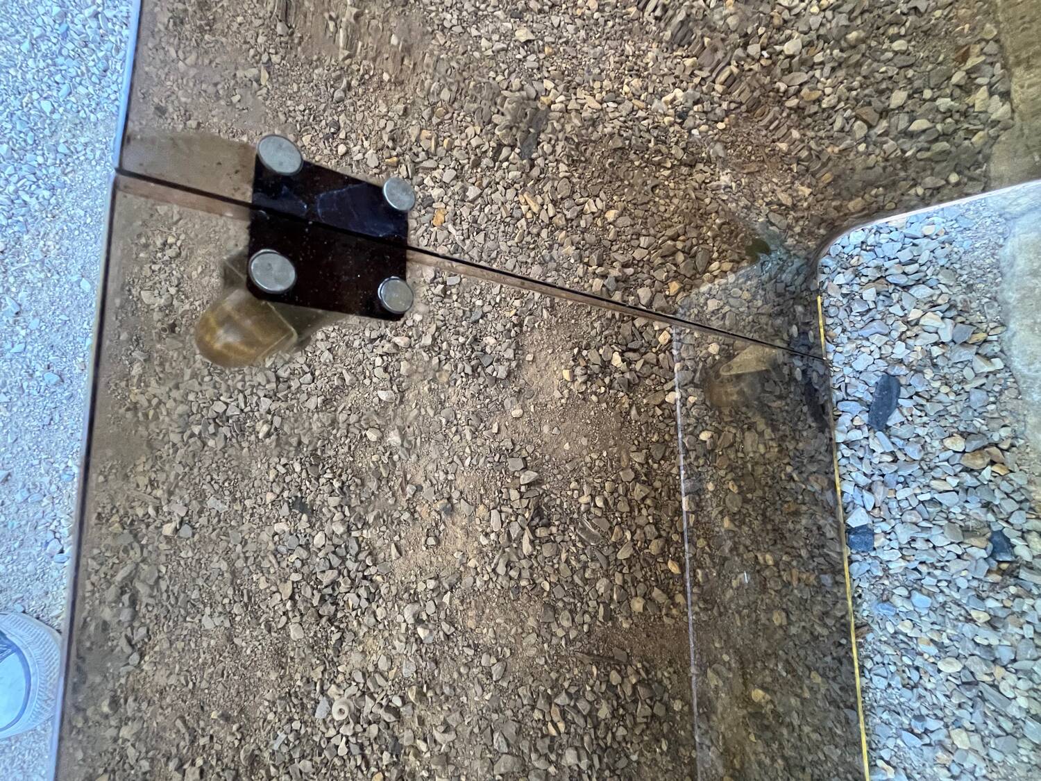 Plexiglass coffee table