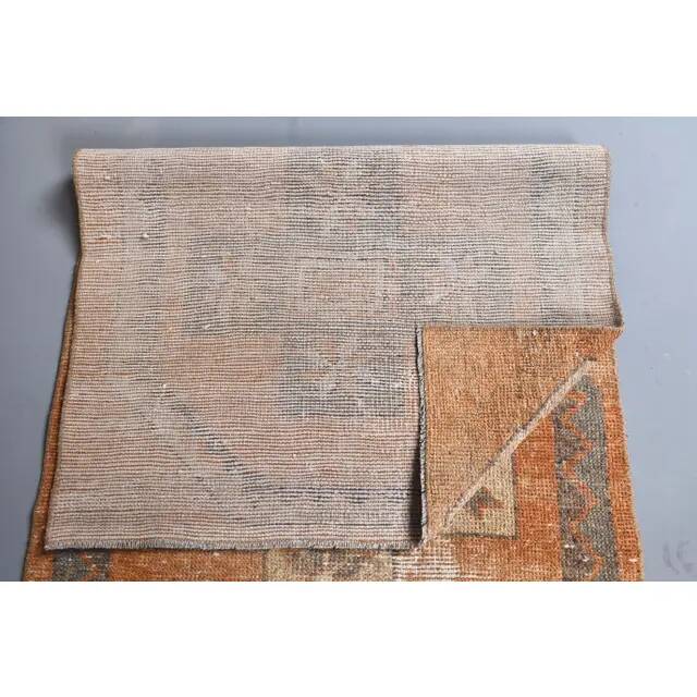 1970s Turkish Handmade Wool Rug 77x332