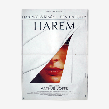 Affiche cinéma originale "Harem" Nastassja Kinski