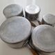 Série de 5 casseroles en aluminium vintage