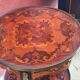 Napoleon III side table with three tiers in marquetry – 19th century