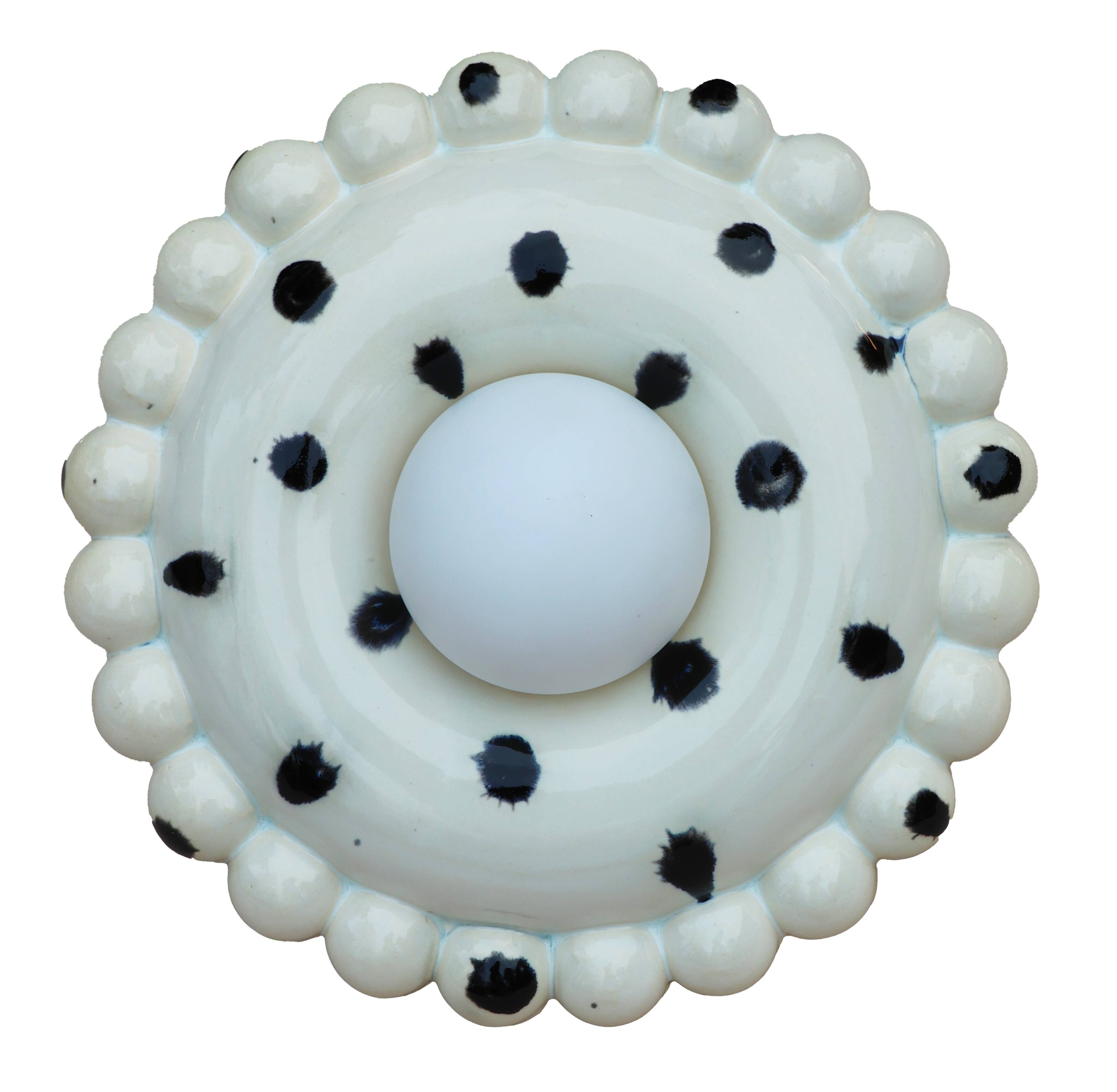 Luna Tall Polka Wall Lamp
