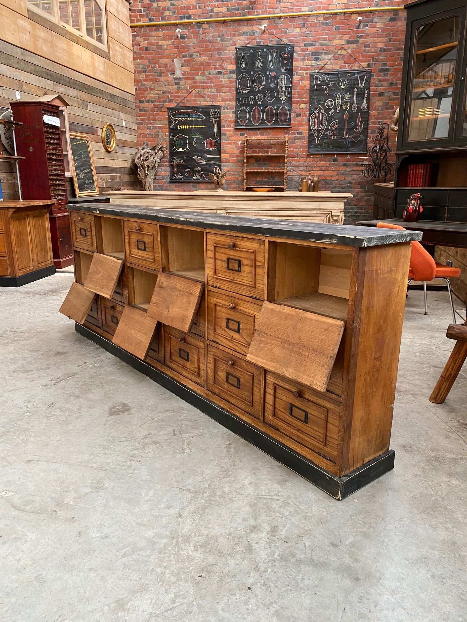 Large valve cabinet early twentieth century