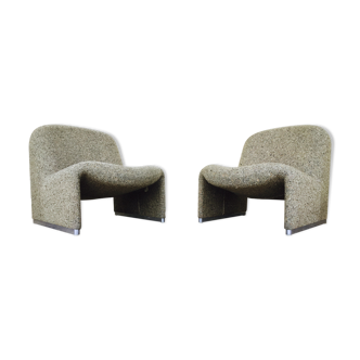 Armchairs Alky by Giancarlo Castelli edition Castelli