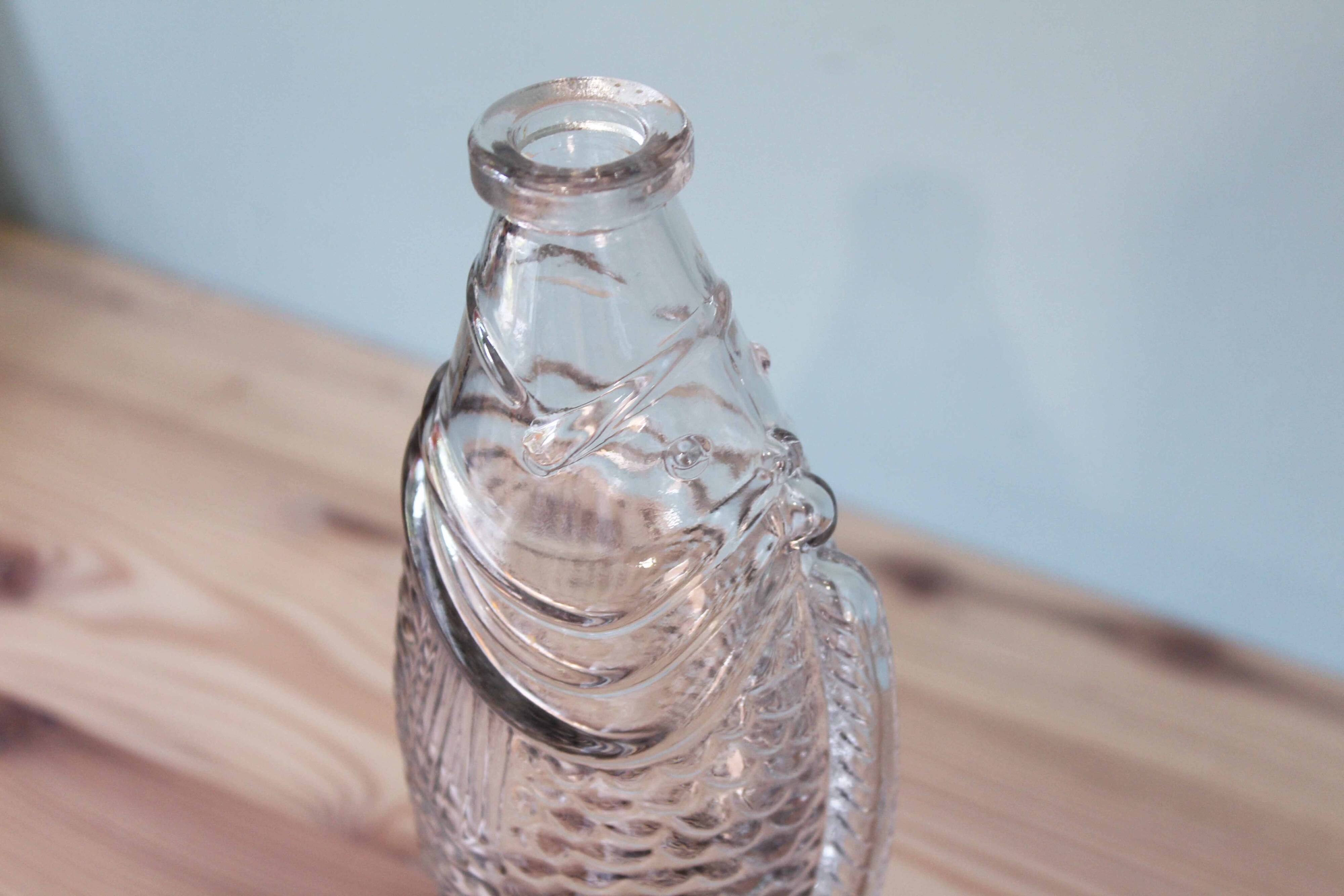 Vintage fish-shaped bottle
