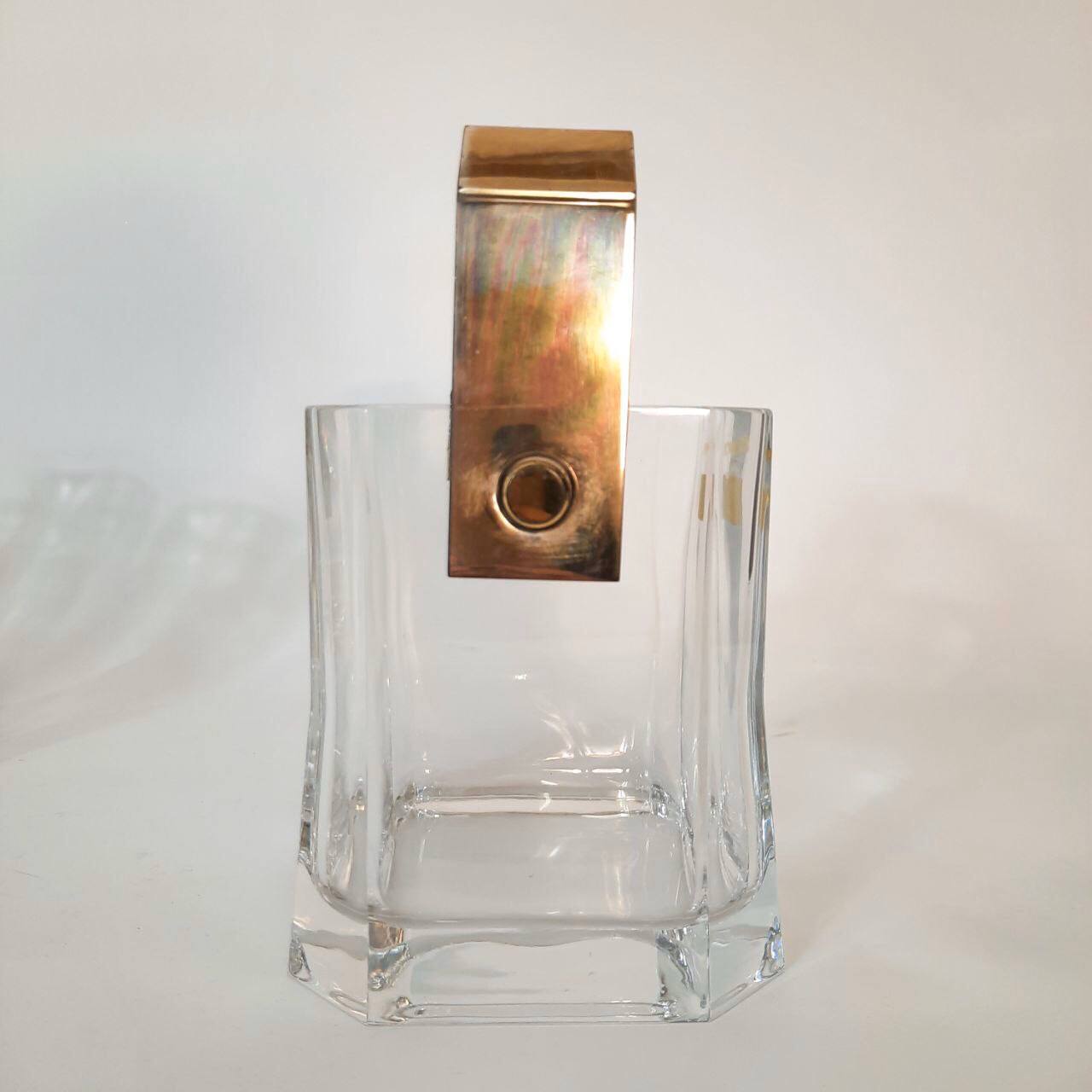 Servizio 11 Bicchieri con portaghiaccio, Tumbler Designer Cini Boeri Per Arnolfo Di Cambio.