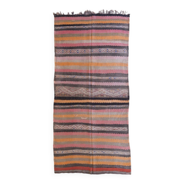 Striped Kilim Rug - 370 x 173 cm