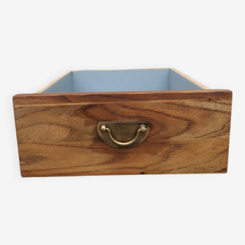 Wooden drawer brass handle