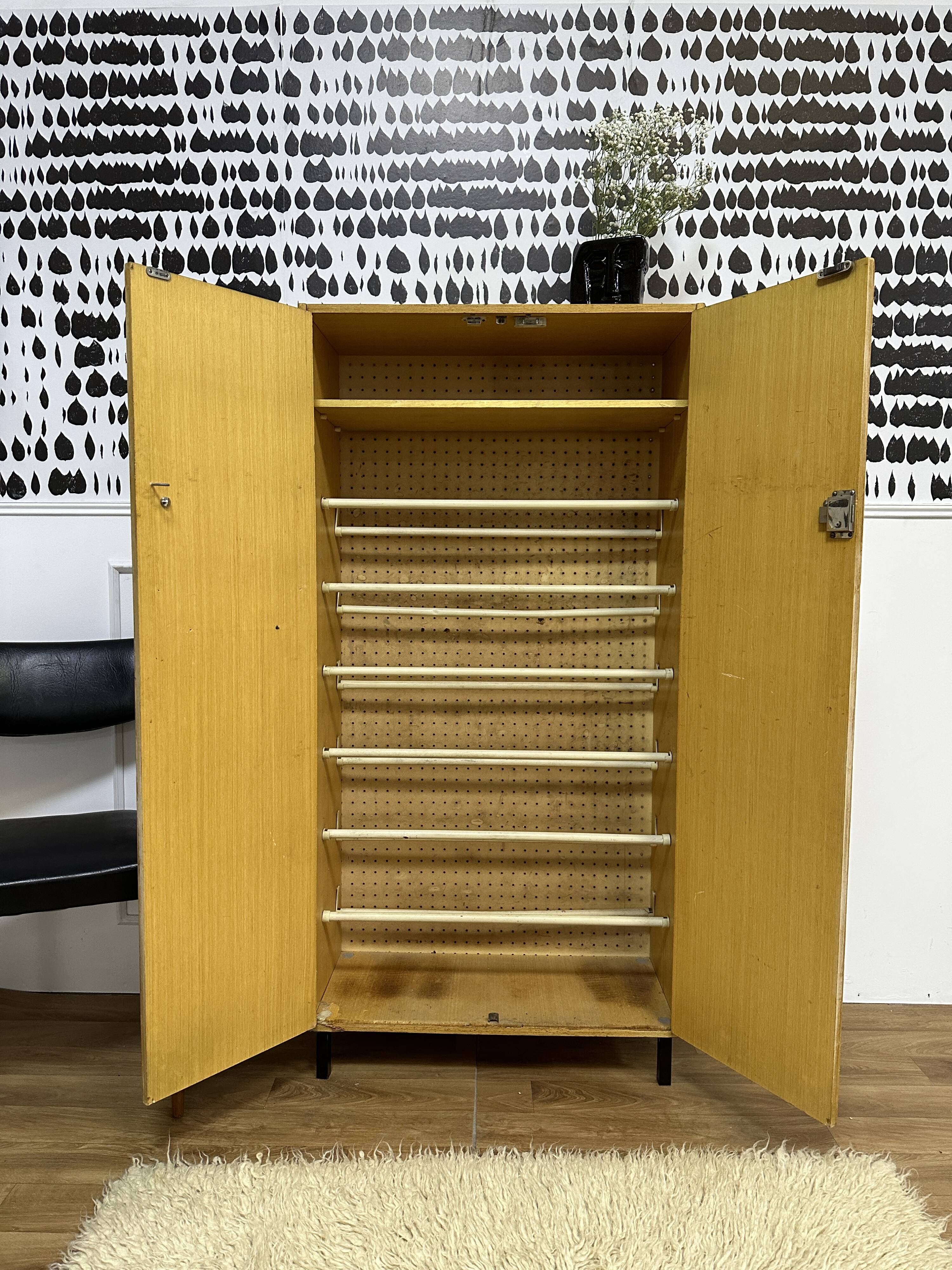 Vintage shoe cabinet