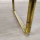 Golden sofa end table