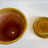 Pot and saucer clarous france pottery