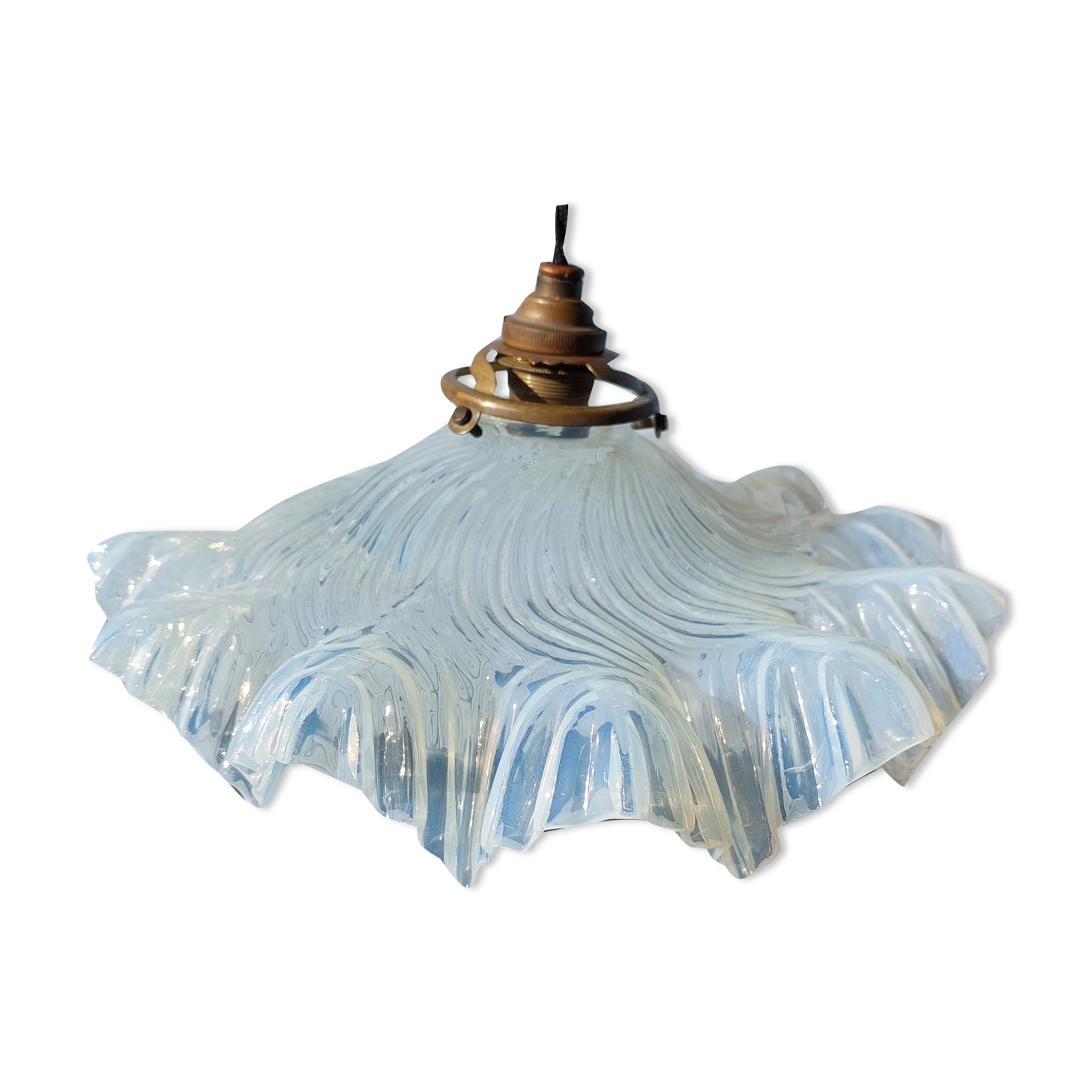 Opalescent glass hanging