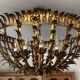Brass chandelier 1960