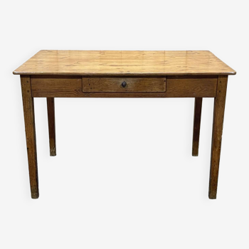 Table / bureau en sapin, années 1930