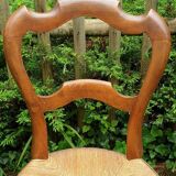 Louis Philippe chair in cherry wood circa 1900