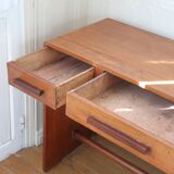 Brutalist side table console
