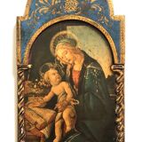 Blue Golden Wood Icon