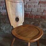set of two brutalist chairs