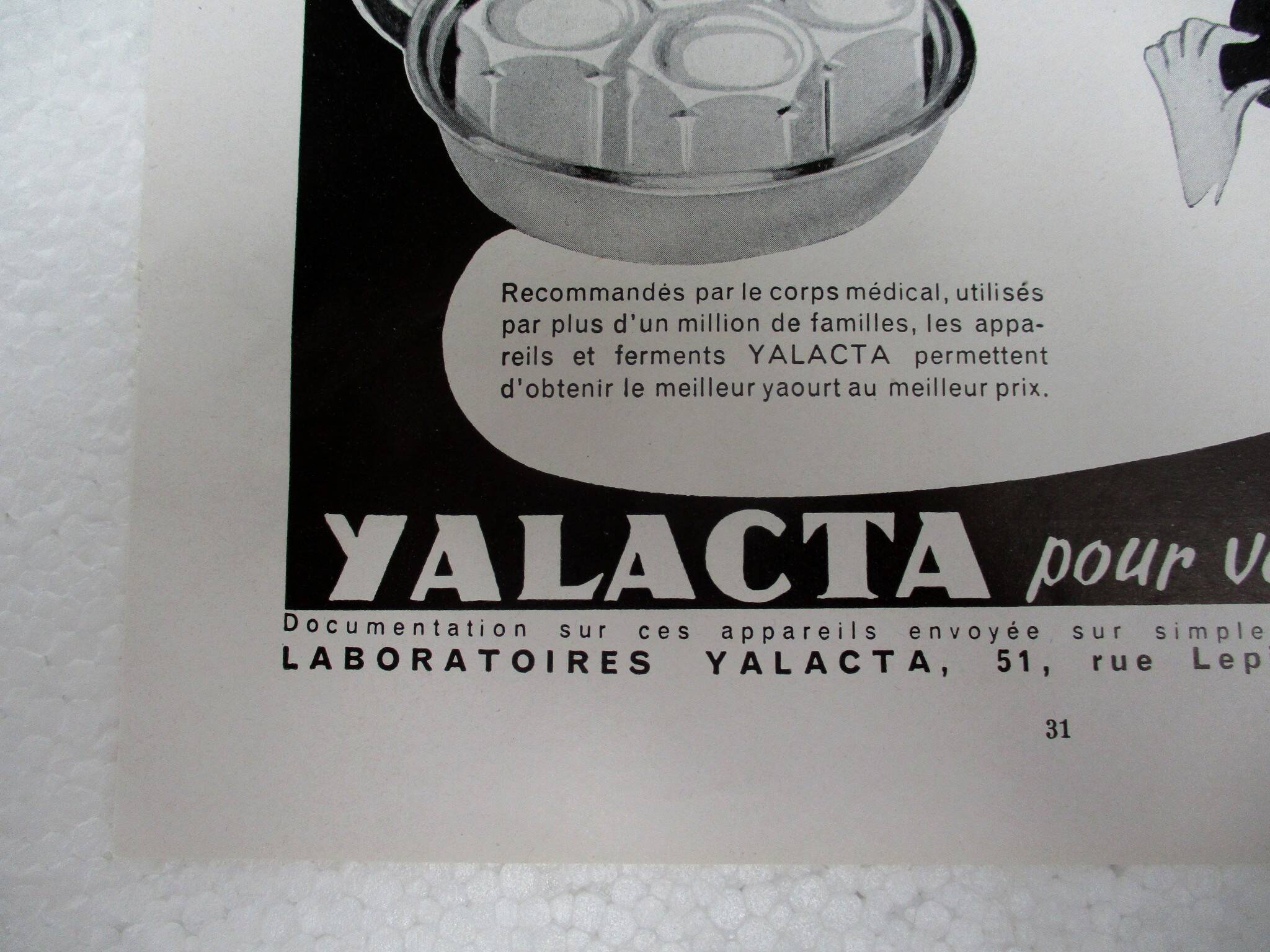 Old “Yalacta” and “Flowers of Holland” advertising from the 1950s